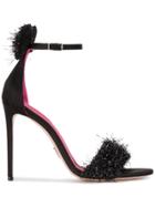 Oscar Tiye Tinsel Minnie Disco 120 Sandals - Black