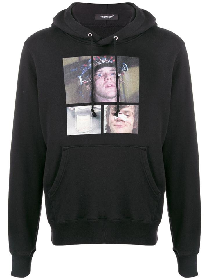 Undercover Photographic Print Hoodie - Black