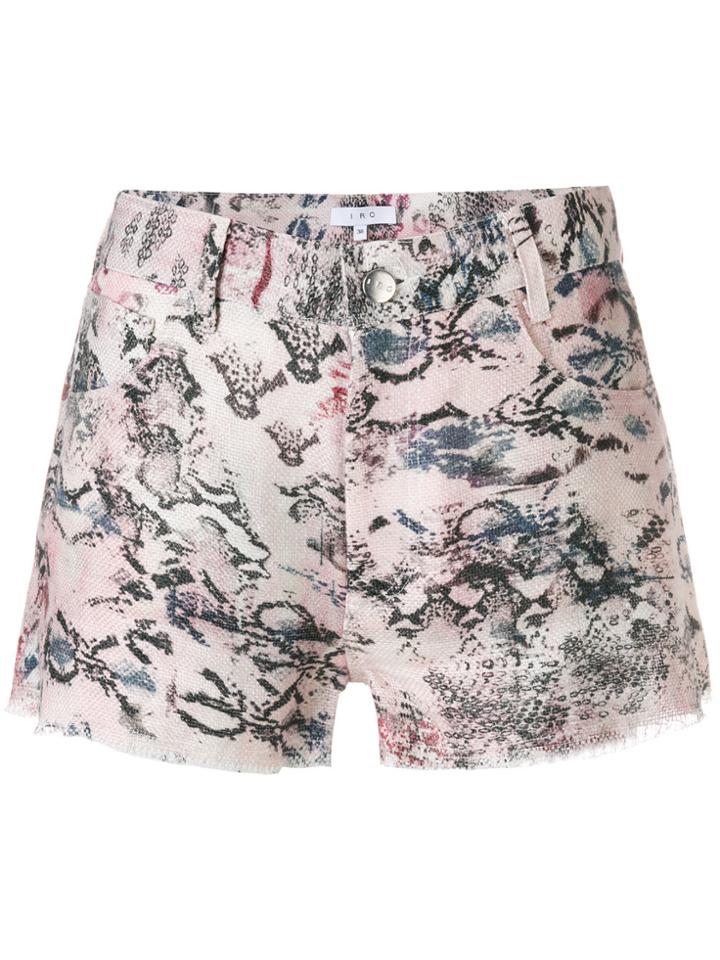 Iro Raw Edges Shbelorts - Pink & Purple