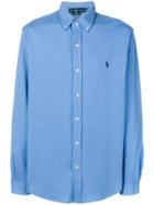 Polo Ralph Lauren Polka-dot Logo Shirt - Blue