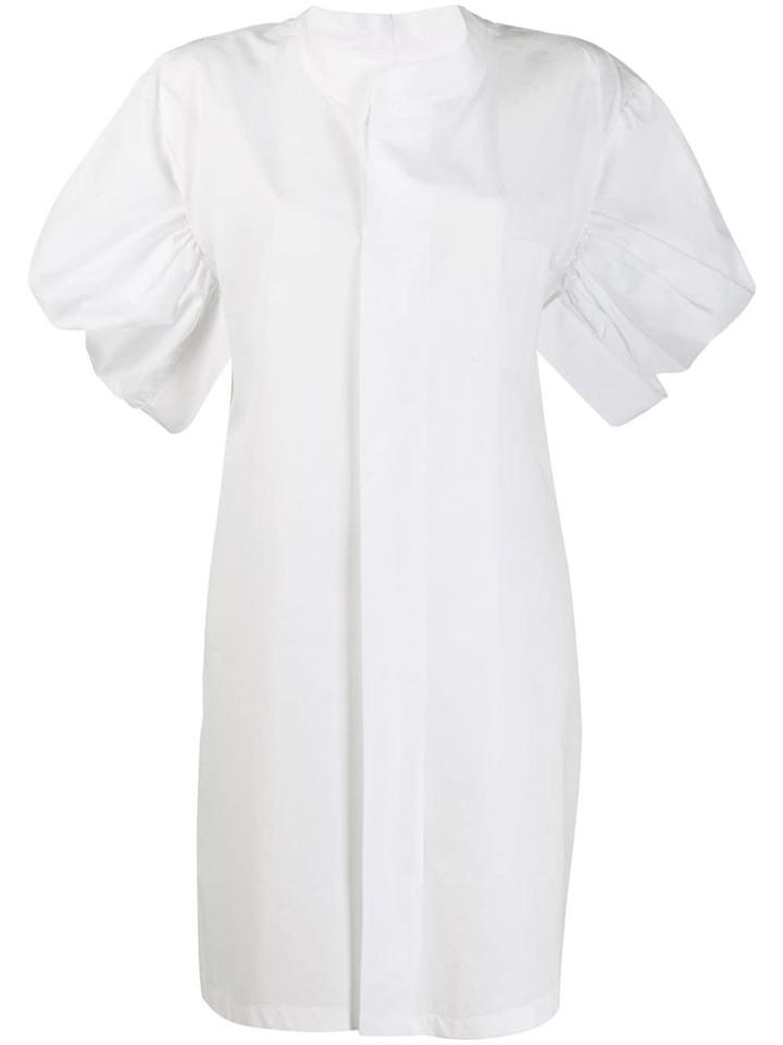 Junya Watanabe Structured Sleeves Shirt Dress - White