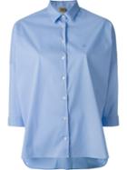 Fay Oversize Shirt, Women's, Size: Xs, Blue, Cotton/polyamide/spandex/elastane