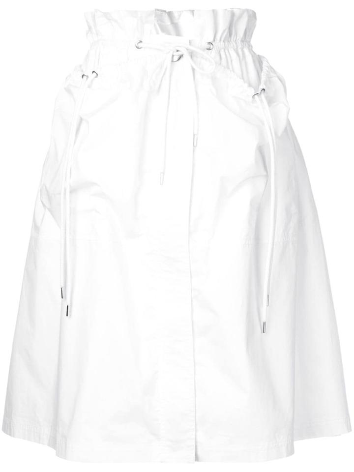 Proenza Schouler Poplin Paperbag Skirt - White
