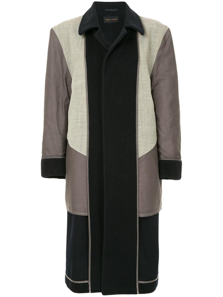 Comme Des Garçons Vintage Inside Out Coat - Black