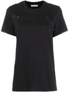Moncler Printed Logo T-shirt - Black
