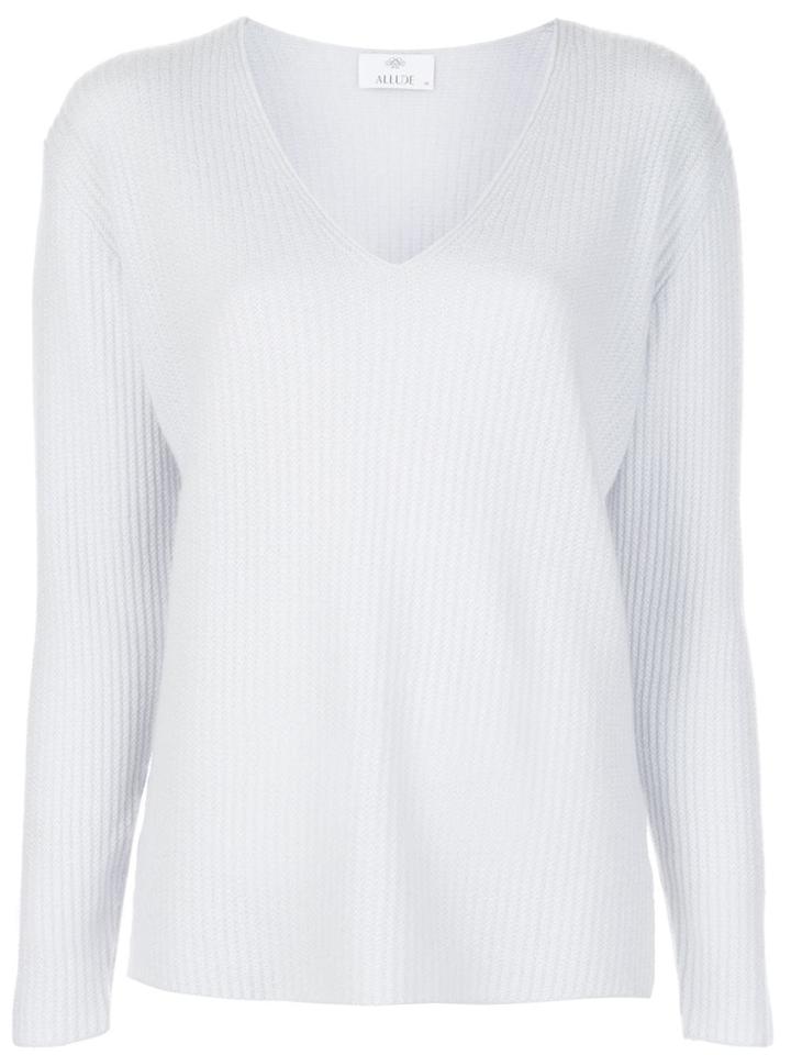 Allude Allude V-neck Sweater - Blue