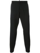 Dsquared2 Tailored Adjustable Waist Trousers, Men's, Size: 48, Black, Polyester/spandex/elastane/viscose/virgin Wool