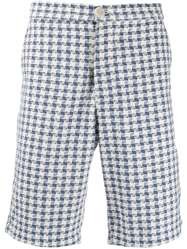 Oliver Spencer All-over Print Shorts - Blue