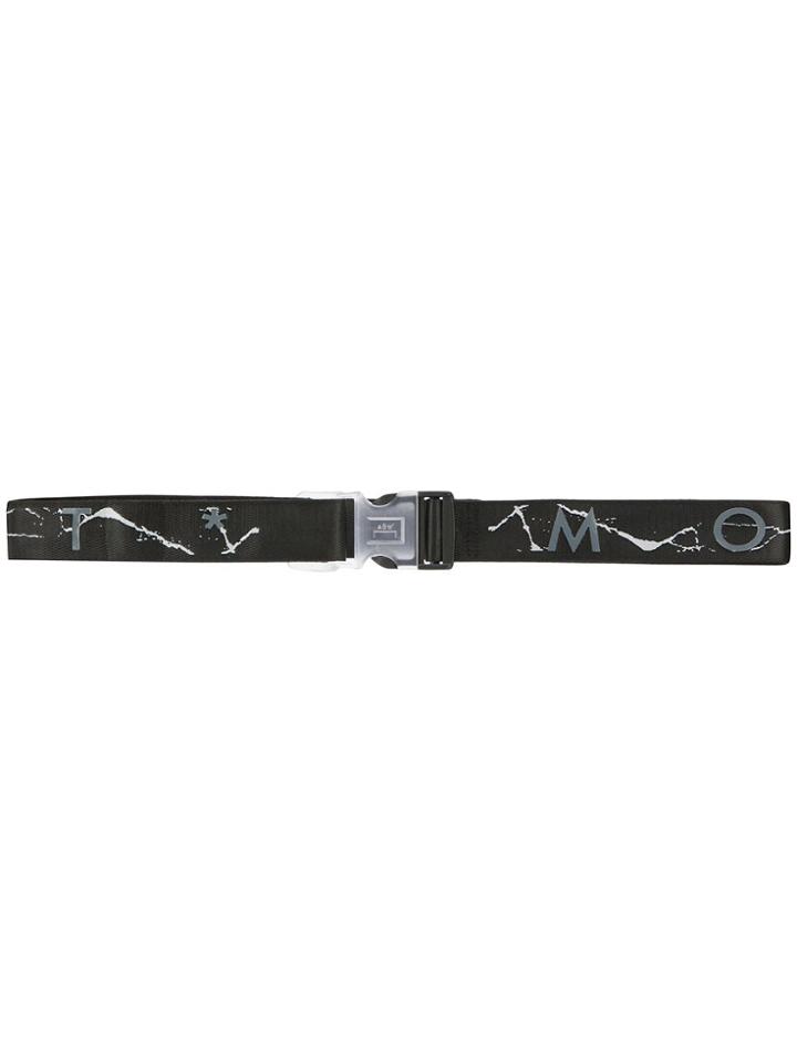 A-cold-wall* Slogan Print Buckle Belt - Black