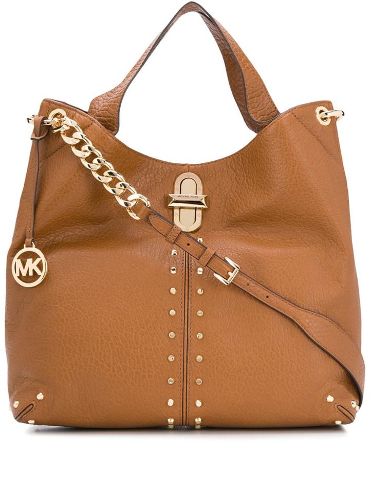 Michael Michael Kors Uptown Astor Legacy Tote Bag - Brown