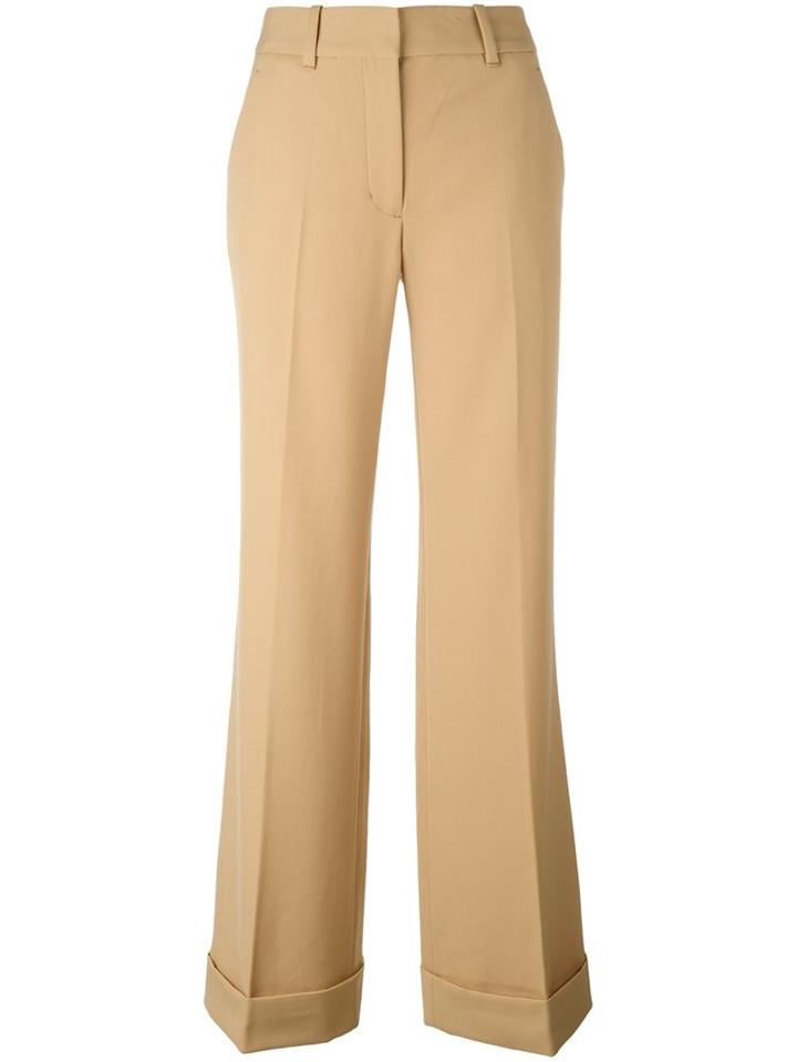 3.1 Phillip Lim Flared Tailored Trousers, Women's, Size: 12, Nude/neutrals, Wool