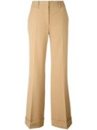 3.1 Phillip Lim Flared Tailored Trousers, Women's, Size: 12, Nude/neutrals, Wool