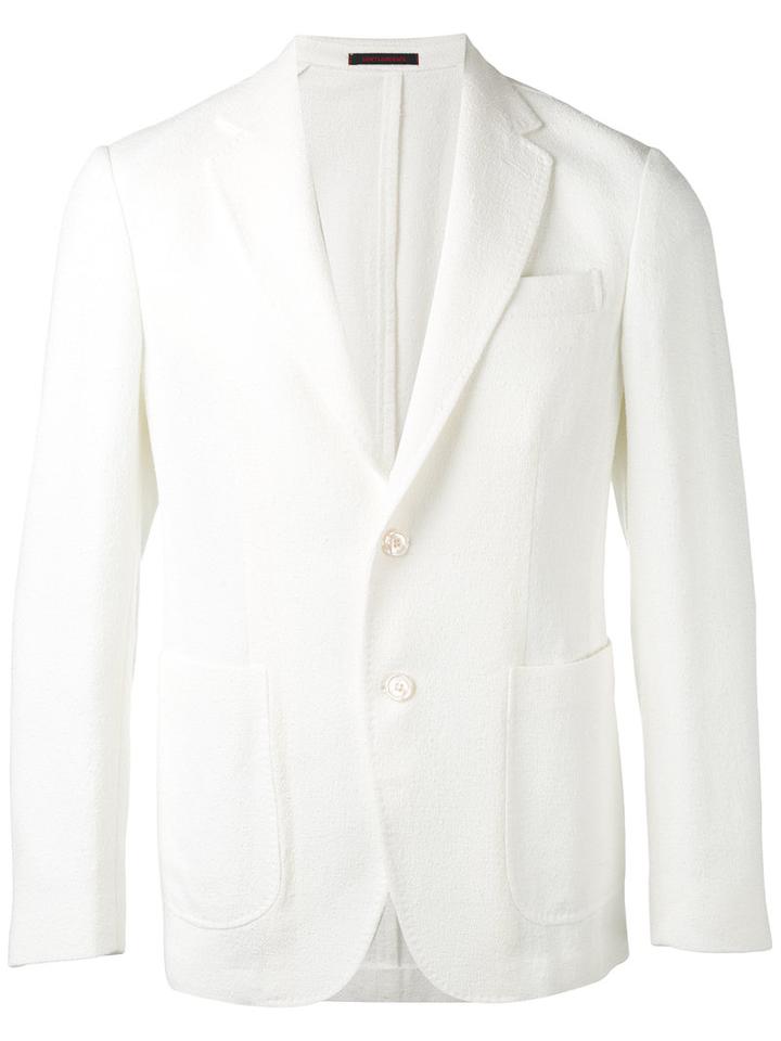 The Gigi - Textured Blazer - Men - Cotton/linen/flax/polyamide/viscose - 50, White, Cotton/linen/flax/polyamide/viscose