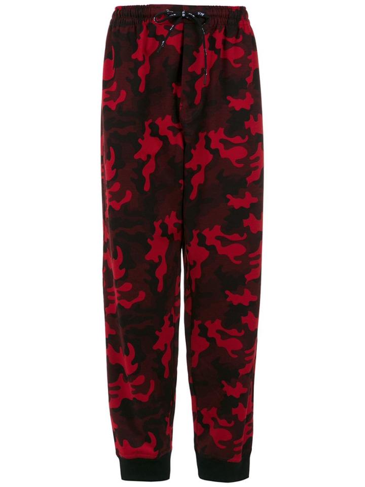 Àlg Camouflage Print Track Pants - Red