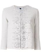 Blumarine Sequinned Fitted Jacket - Nude & Neutrals