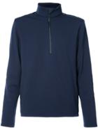 Aztech Mountain Zipped Pullover - Blue