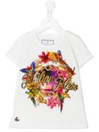 Philipp Plein Kids Ss Vivid T-shirt, Girl's, Size: 12 Yrs, White