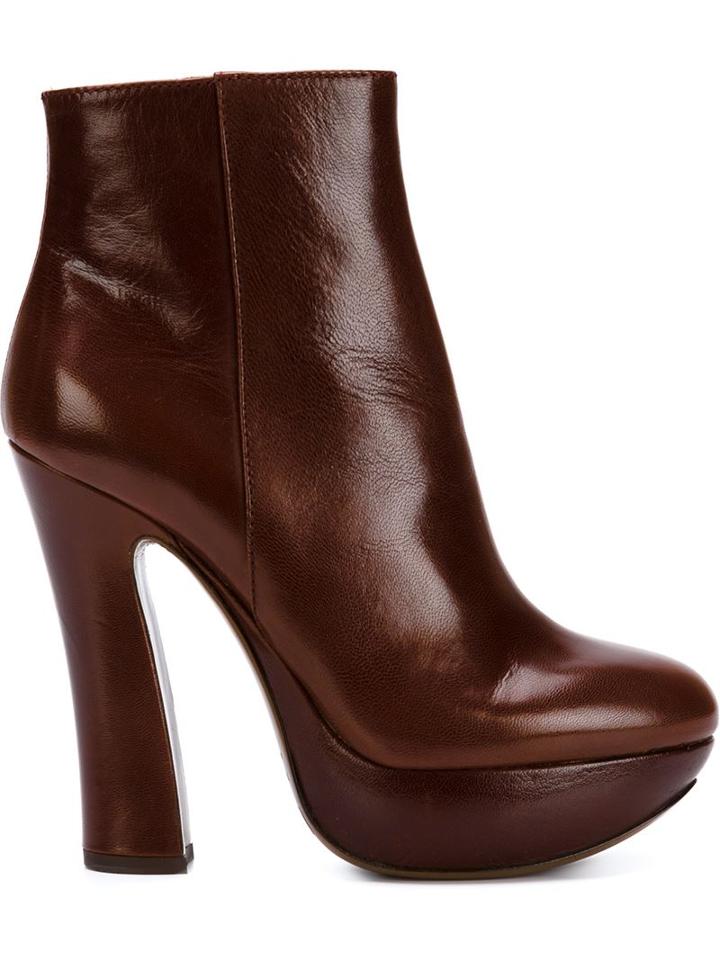 L'autre Chose Platform Ankle Boots