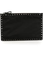 Valentino - Valentino Garavani 'rockstud' Clutch - Men - Nylon/metal (other) - One Size, Black, Nylon/metal (other)