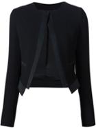 Derek Lam Open Jacket, Women's, Size: 46, Black, Polyamide/viscose/wool
