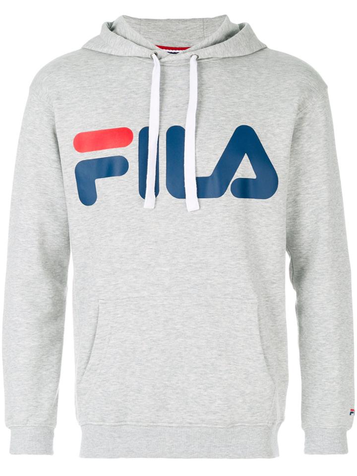 Fila Logo Hoodie - Grey