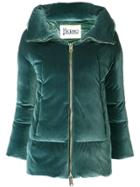 Herno Velvet Puffer Jacket - Green