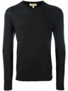 Burberry Crew Neck Sweatshirt, Men's, Size: Xxl, Grey, Cotton/cashmere