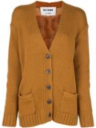 Re/done Chunky Knit Cardigan - Orange