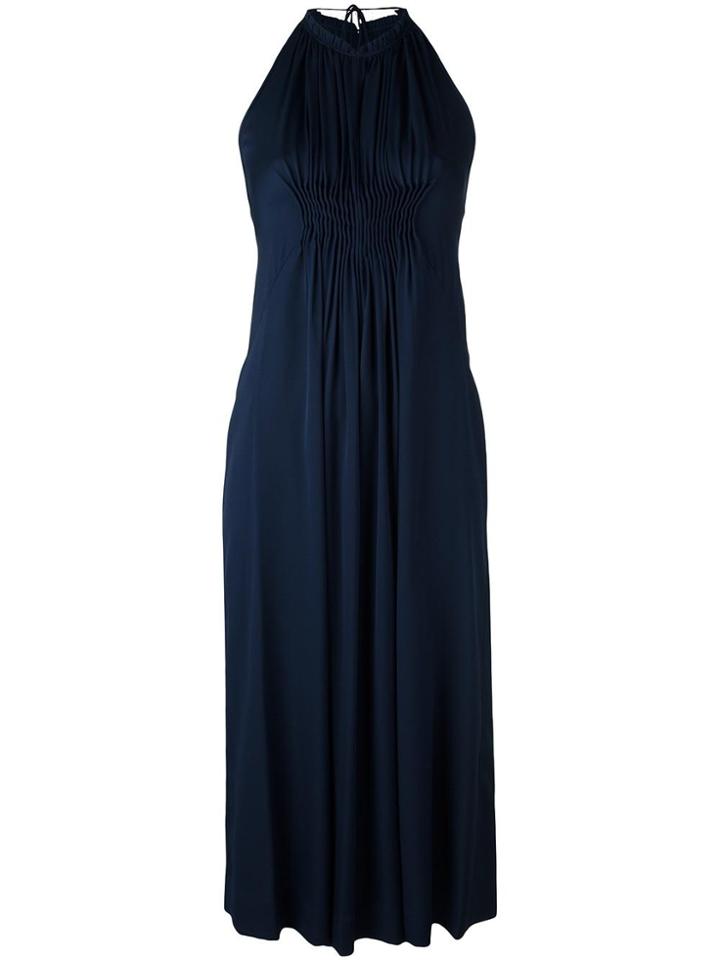 Dvf Diane Von Furstenberg Halterneck Wide-legged Playsuit - Blue