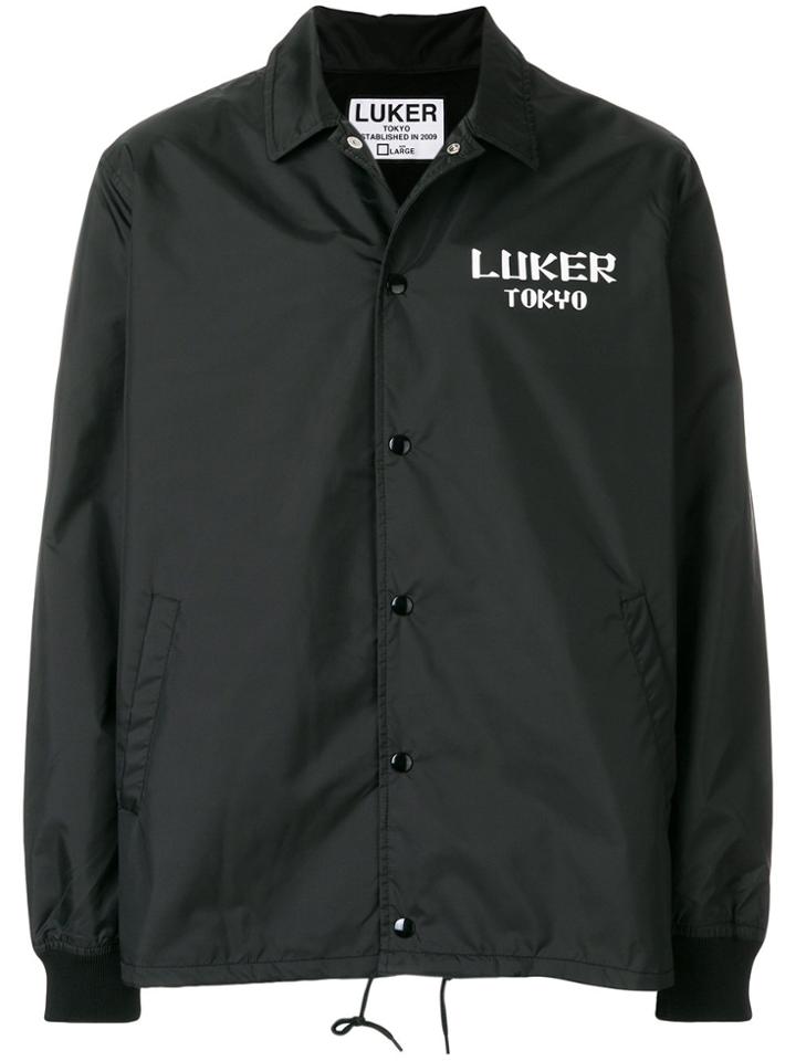 Neighborhood Printed Shirt Jacket - Black