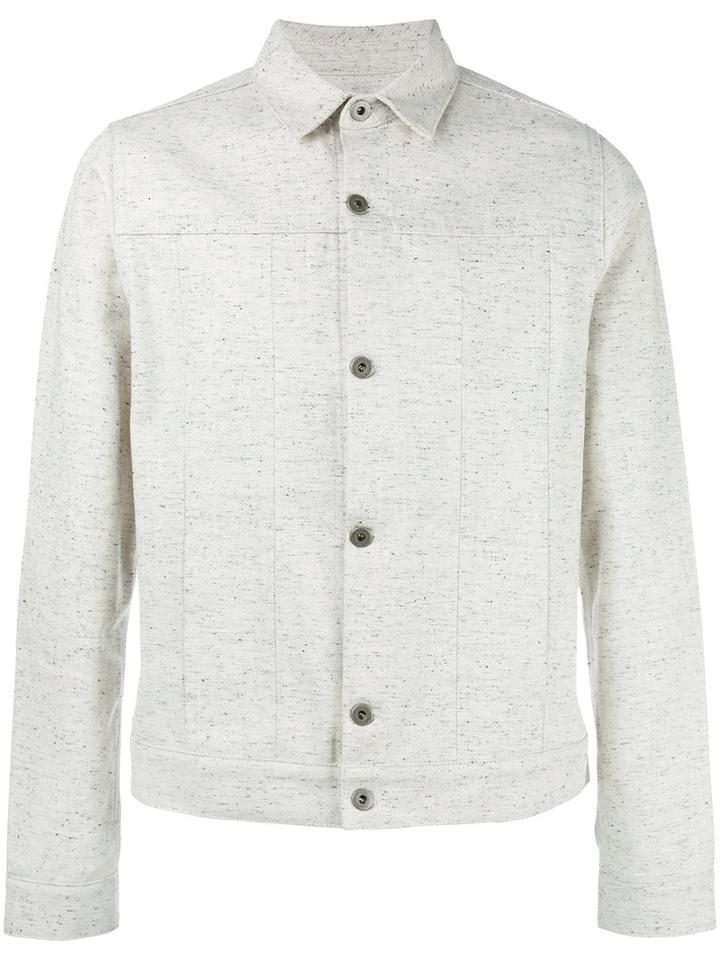 Natural Selection - Wells Pepper Denim Jacket - Men - Cotton - M, White, Cotton