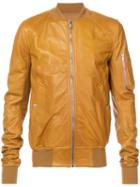 Rick Owens - Classic Bomber Jacket - Men - Leather - 46, Brown, Leather
