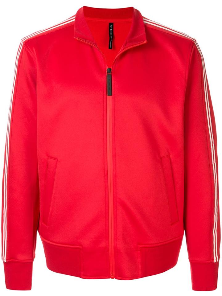 Blackbarrett Striped Side Panel Sweatshirt - Red