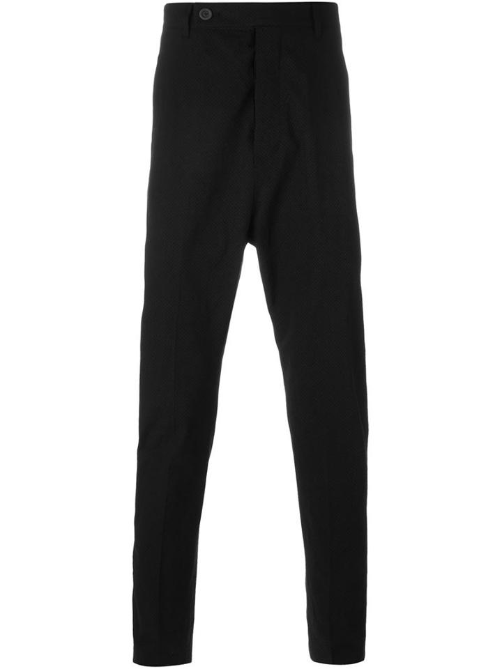 Rick Owens Astaire Trousers, Men's, Size: 46, Black, Cotton