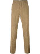 Etro Classic Chinos, Men's, Size: 52, Brown, Cotton/spandex/elastane/wool