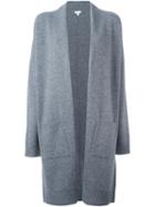 Vince Long Cardigan, Women's, Size: Small, Grey, Cashmere/wool