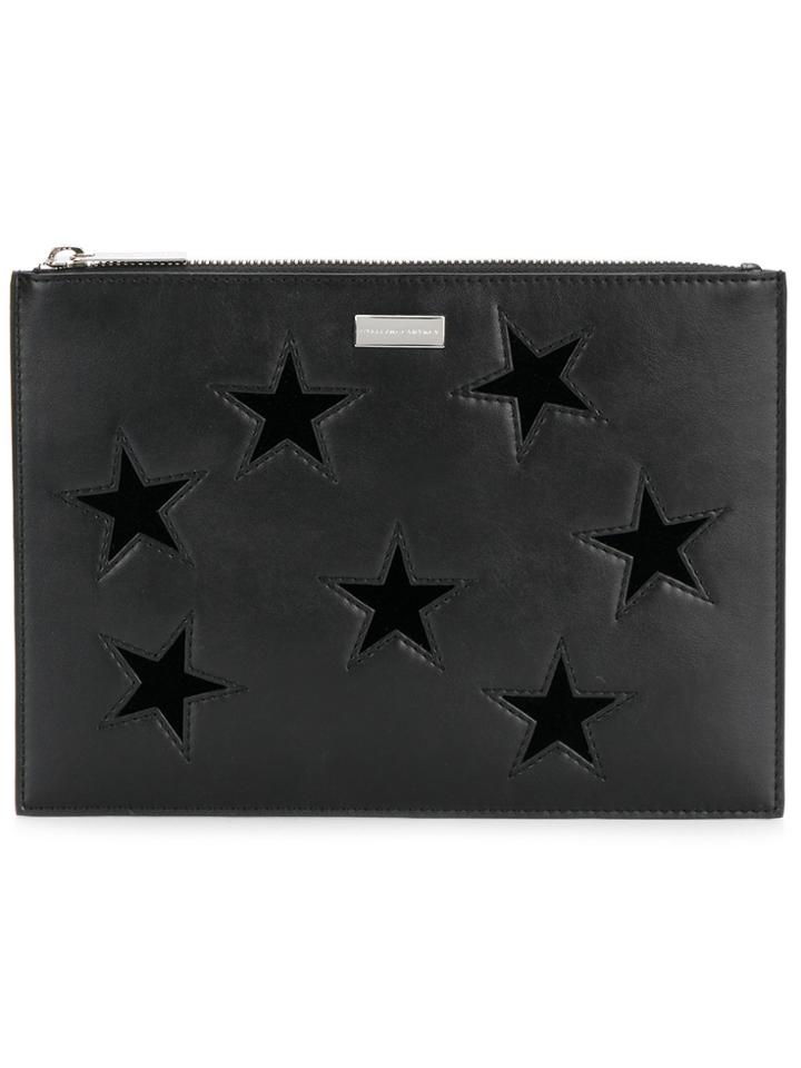 Stella Mccartney Star Flat Document Case - Black