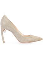 Nicholas Kirkwood 95mm Mira Pearl Pumps - Metallic