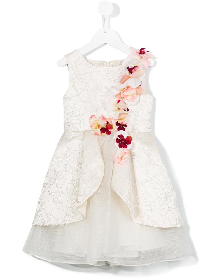 Patachou Floral Dress, Toddler Girl's, Size: 4 Yrs, White