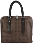 Salvatore Ferragamo Buckle Detail Tote Bag, Brown, Calf Leather