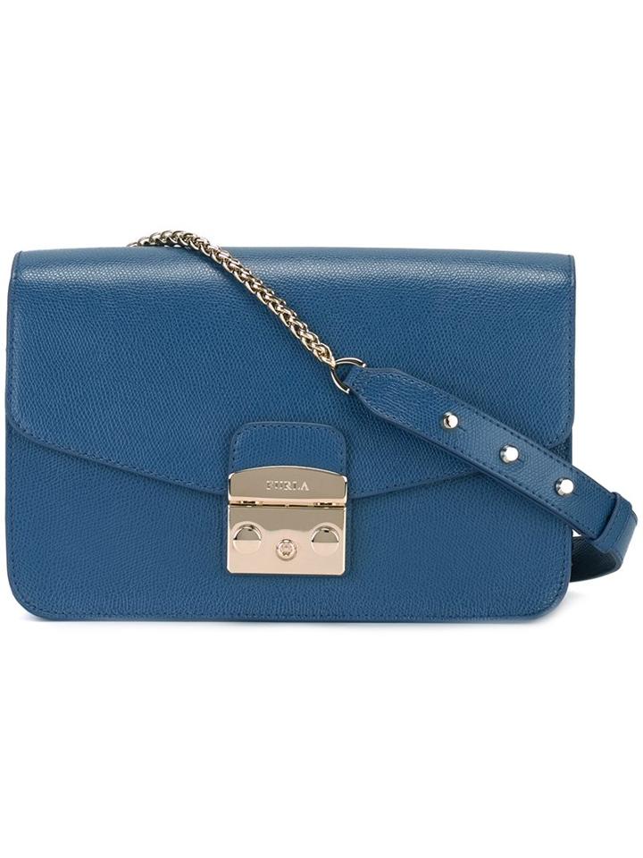 Furla 'metropolis' Satchel Bag, Women's, Blue