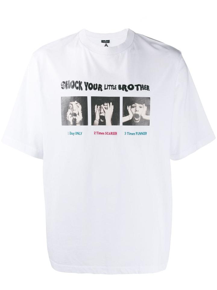 Marcelo Burlon County Of Milan Shock Over T-shirt - White