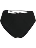Kiki De Montparnasse High-waisted Bikini Bottoms - Black