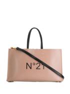 Nº21 Logo Print Tote Bag - Neutrals