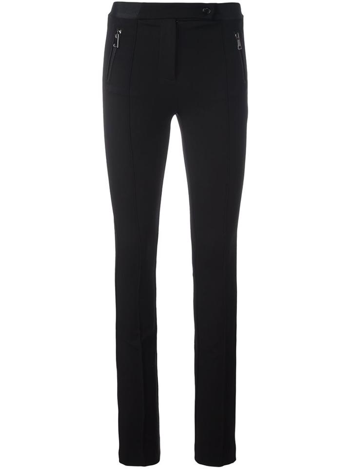 Moncler Skinny Fit Trousers, Women's, Size: 40, Black, Polyamide/spandex/elastane