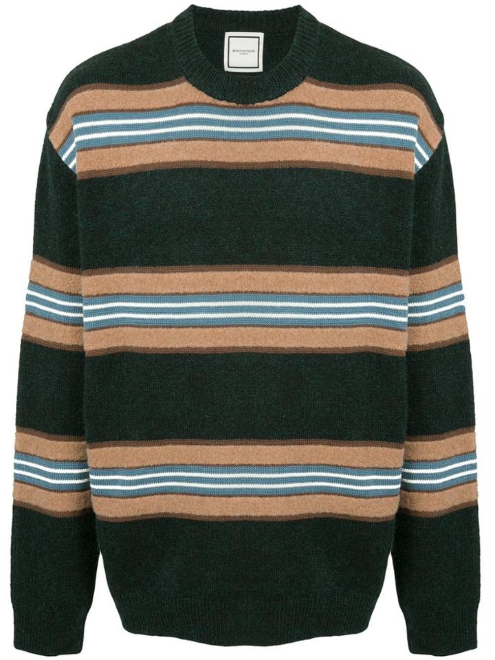 Wooyoungmi Striped Sweater - Green