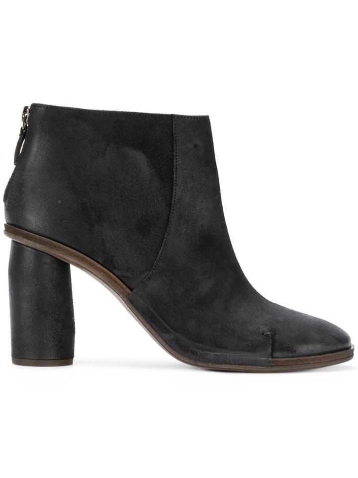 Del Carlo Heeled Ankle Boots - Black