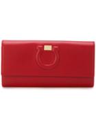 Salvatore Ferragamo Gancio Wallet - Red