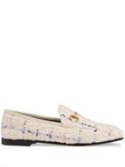 Gucci Gucci Jordaan Tweed Loafer - White