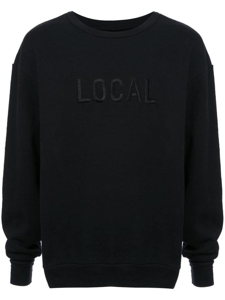 Local Authority Logo Patch Sweatshirt - Black